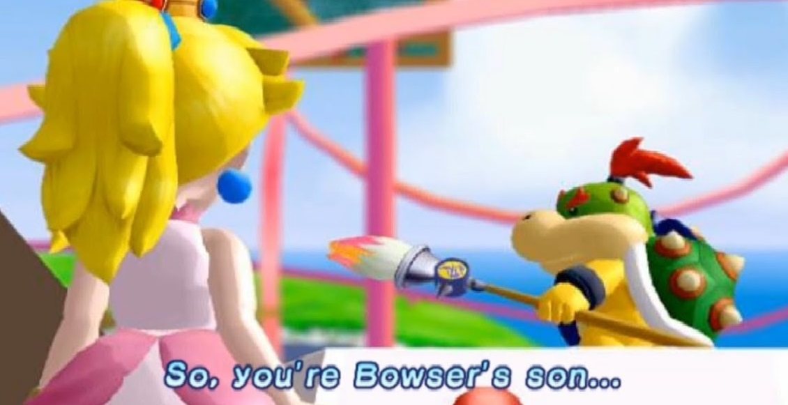 Princess Peach Super Mario Sunshine Bowser Jr