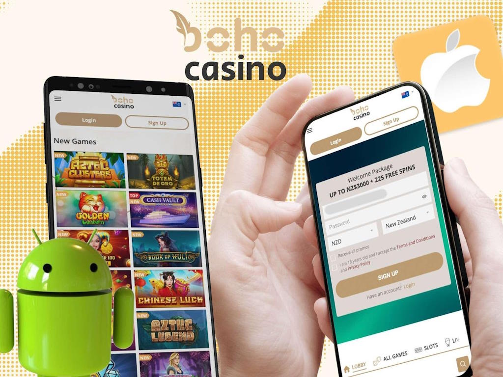 Приложение Boho Casino поддерживает устройства Android и iOS