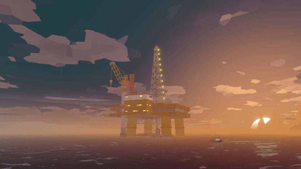 A screenshot of DREDGE The Iron Rig