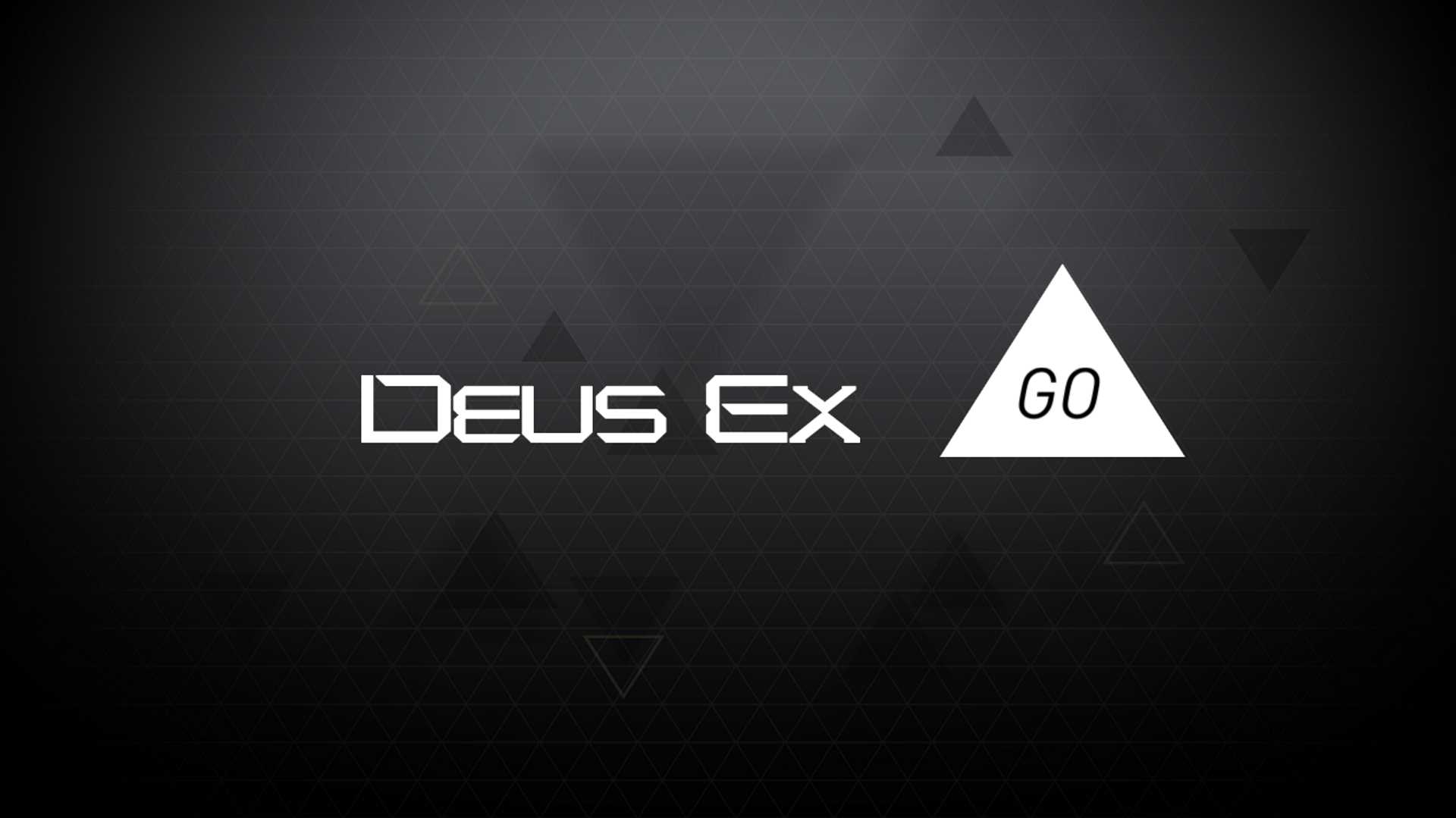 Go squared. Deus ex go. Ex. Знак ex. Deus ex треугольники.