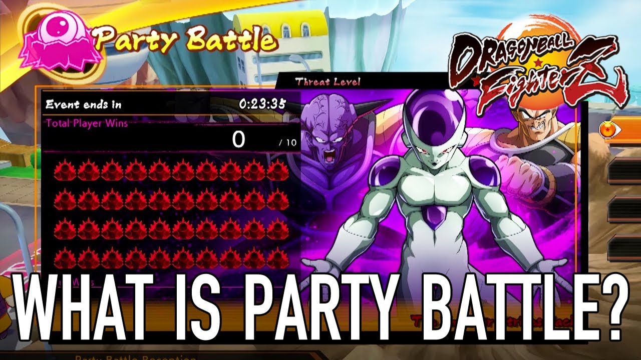 The First Party Battle Event For DRAGON BALL FighterZ Begins Today With ...