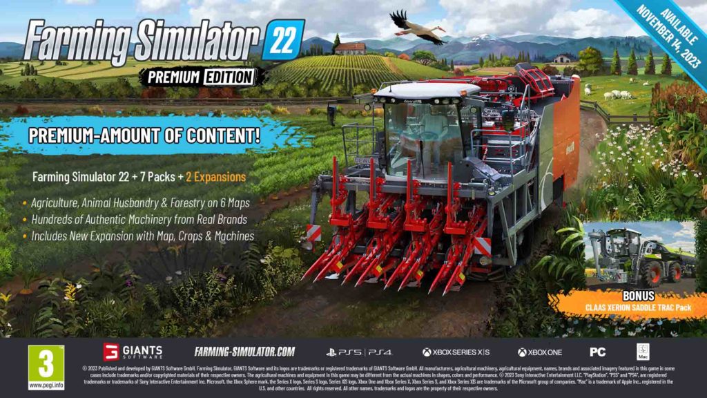 Farming Simulator 22 Premium Edition And Expansion Announced ...