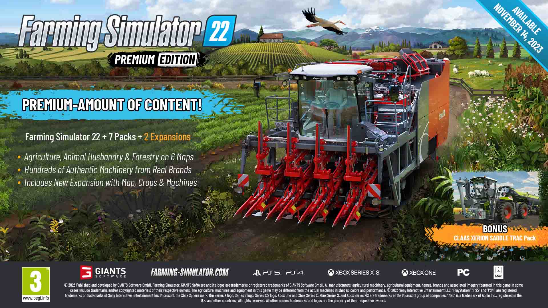 Giants Software Announces Upcoming Farming Simulator 23 for