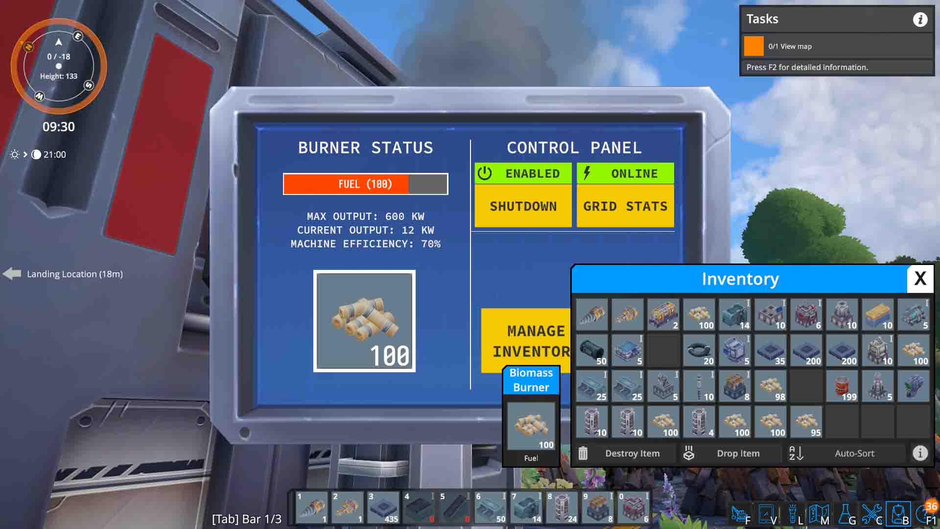 Foundry update changes the screen panels user interface