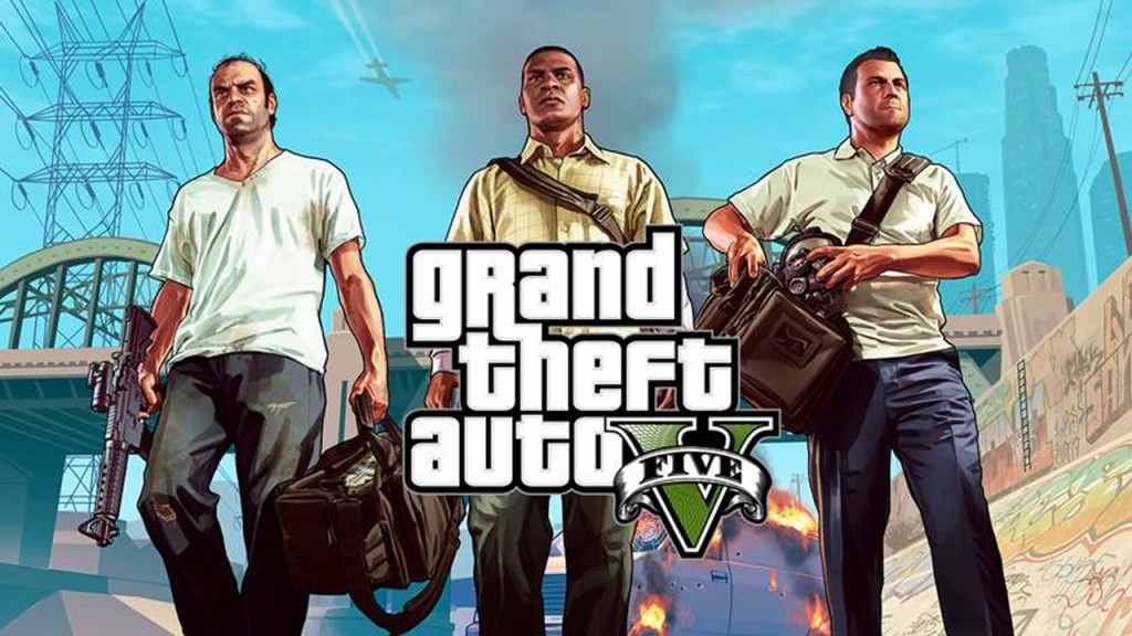 Xbox 360 Game GTA Grand Theft Auto V (with freebie)