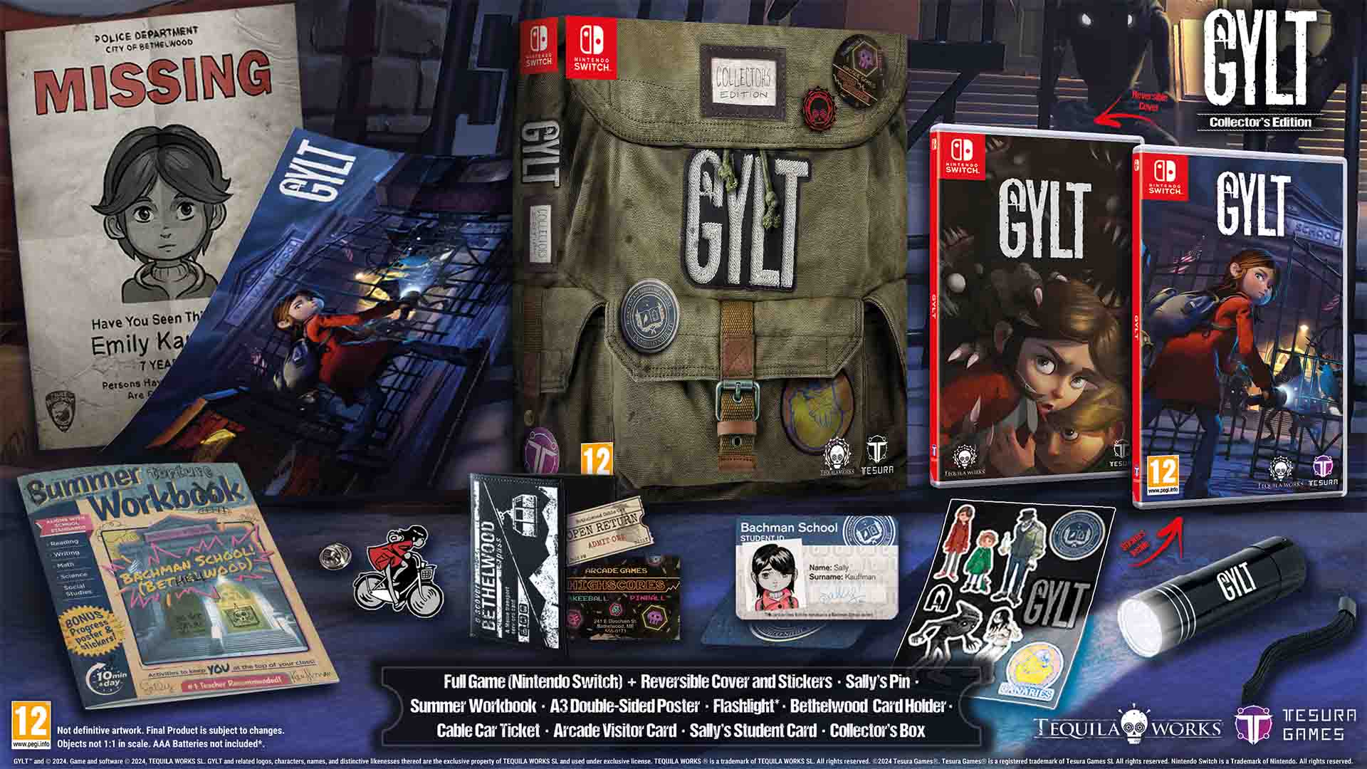 Физическое издание GYLT выпущено для Nintendo Switch