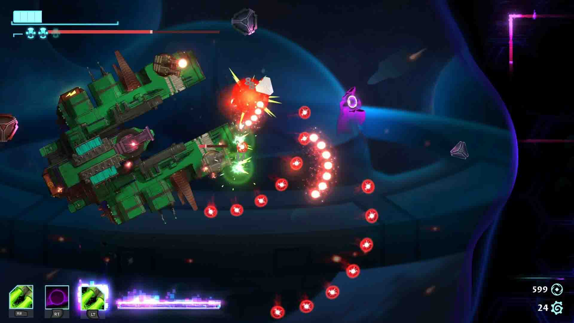 Roguelike shooter Galactic Glitch released in Steam early access today