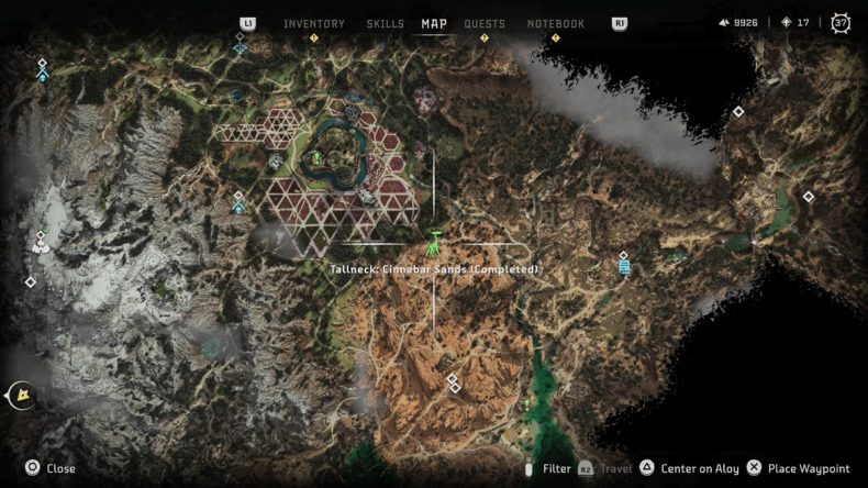 Horizon Forbidden West | All Tallneck locations | GodisaGeek.com