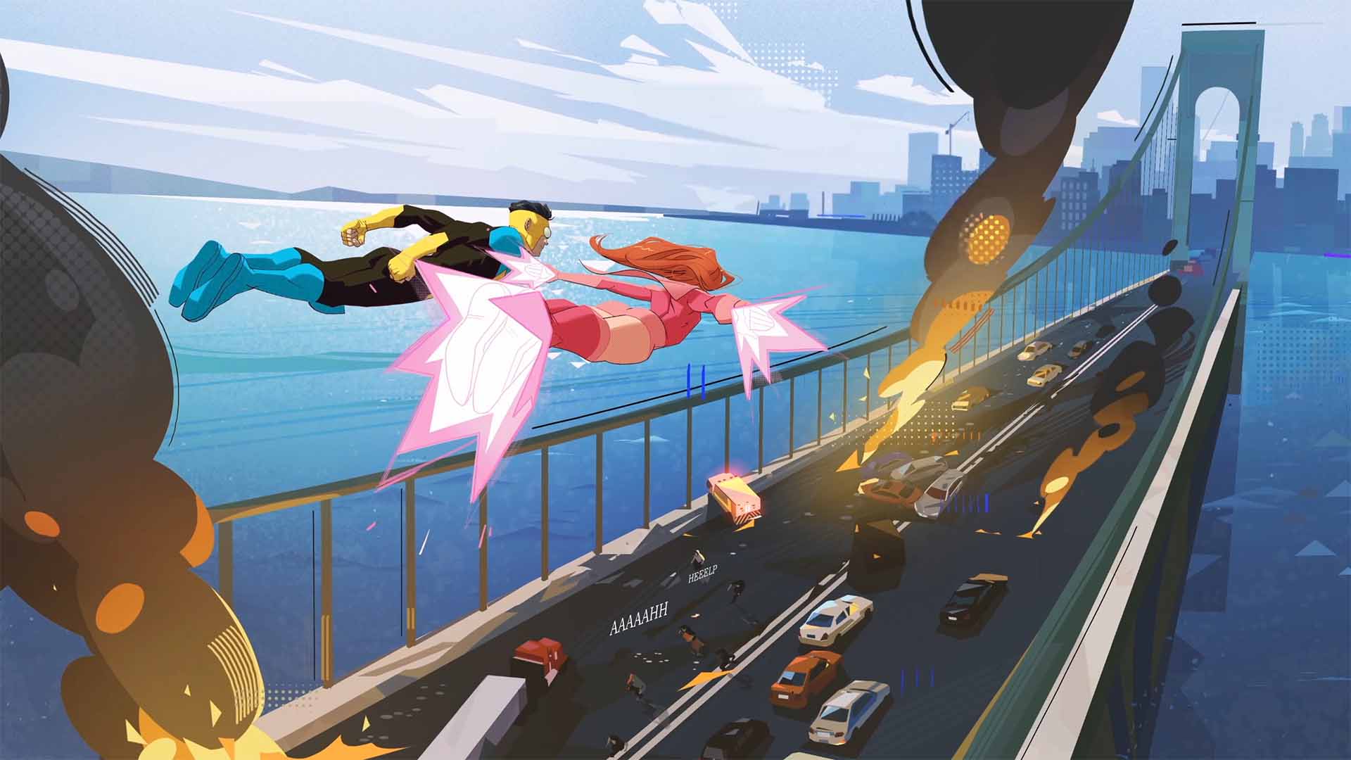Comic-turned-TV show Invincible's first PC game will be 'visual novel RPG'  Atom Eve