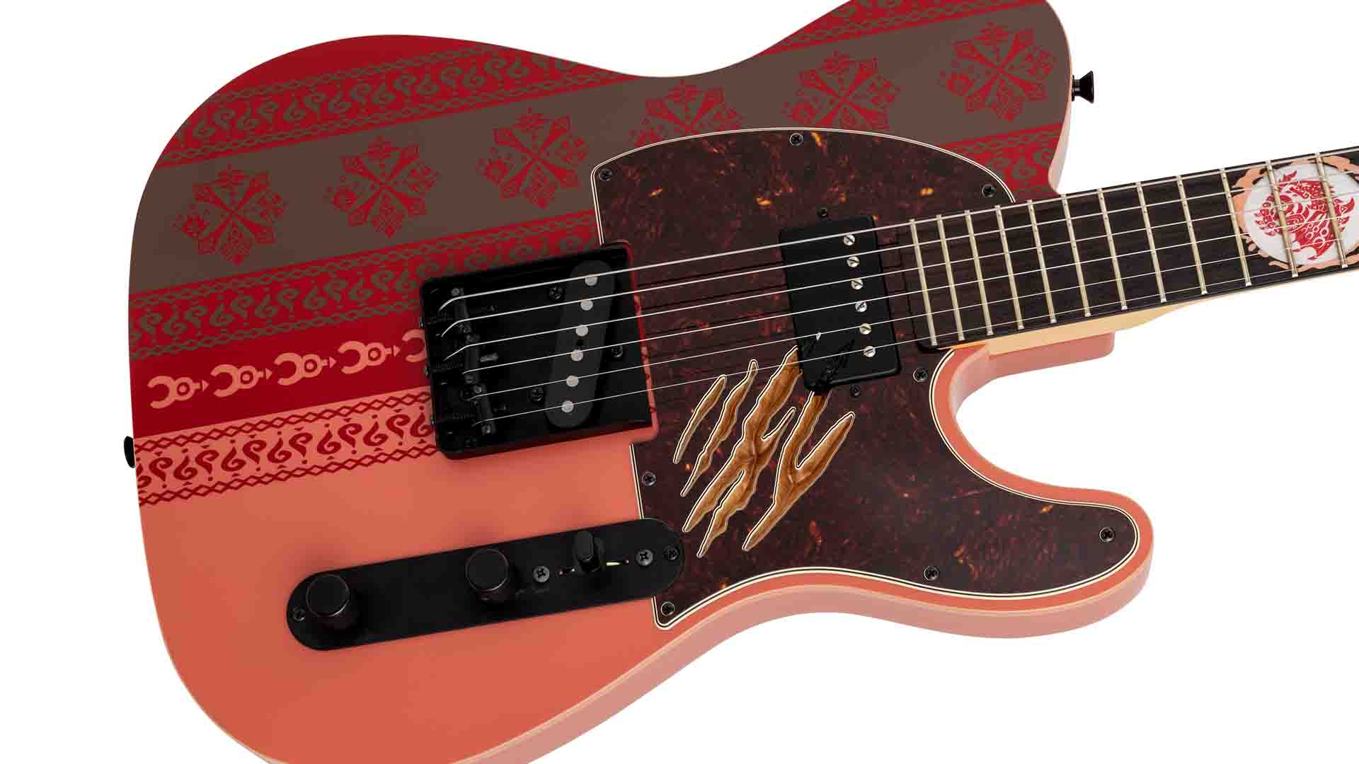 Fender is making a Monster Hunter Rathalos Telecaster