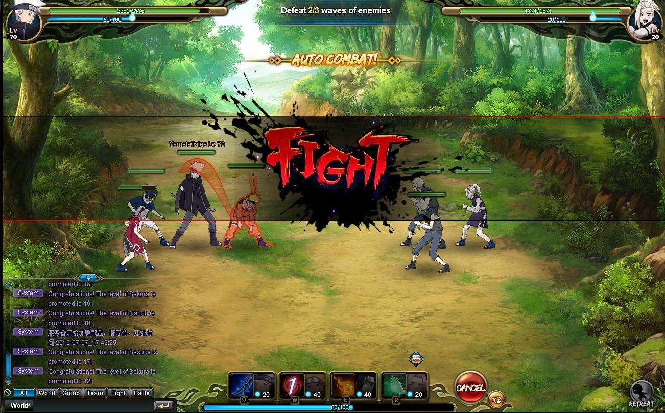 multiplayer naruto online games