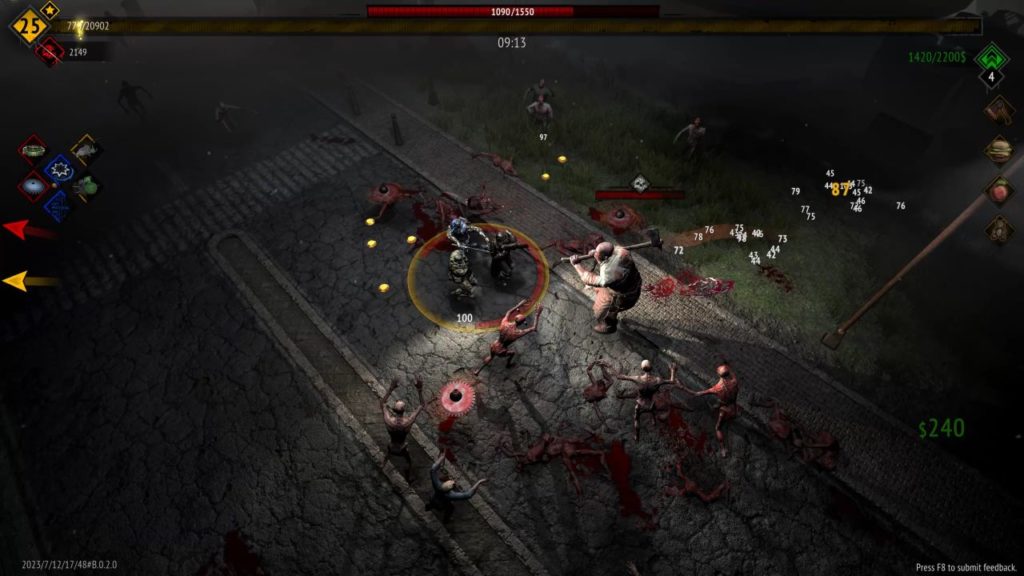 Yet Another Zombie Survivors Steam Deck Gameplay