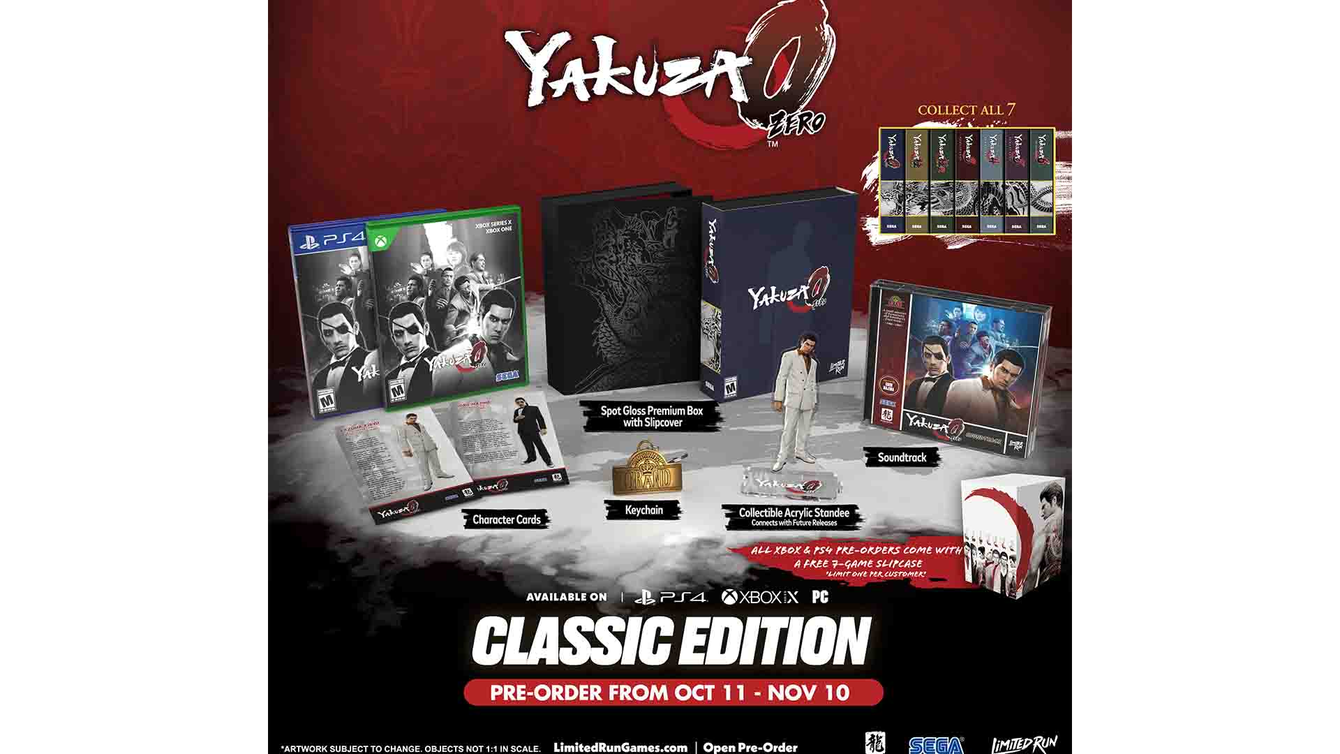 Yakuza physical collections