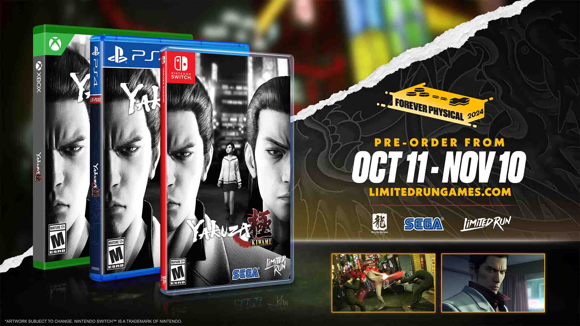 Физические коллекции Yakuza поступят через Limited Run Games