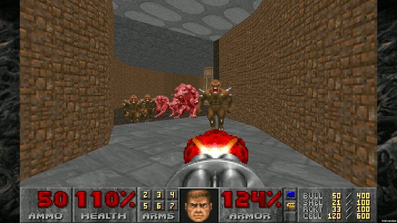 A screenshot of DOOM II