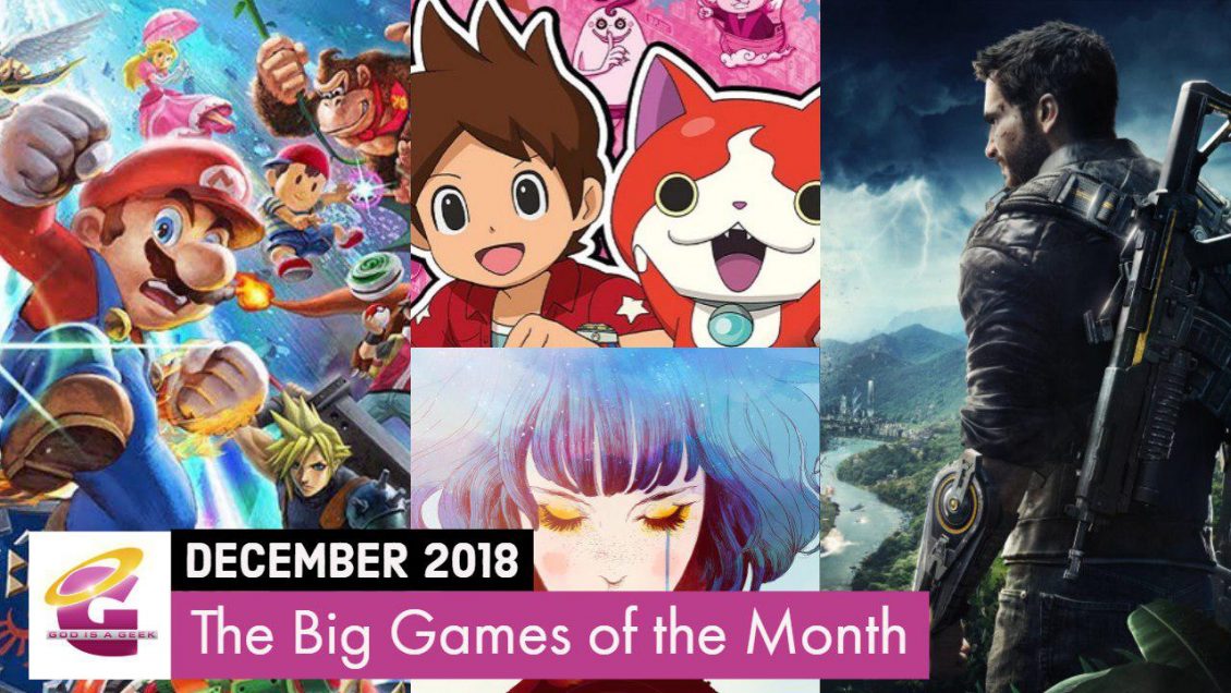 Games of December 2018 - Just Cause 4, Gris, Yo-kai Watch 3, Super Smash Bros. Ultimate, Earth ...