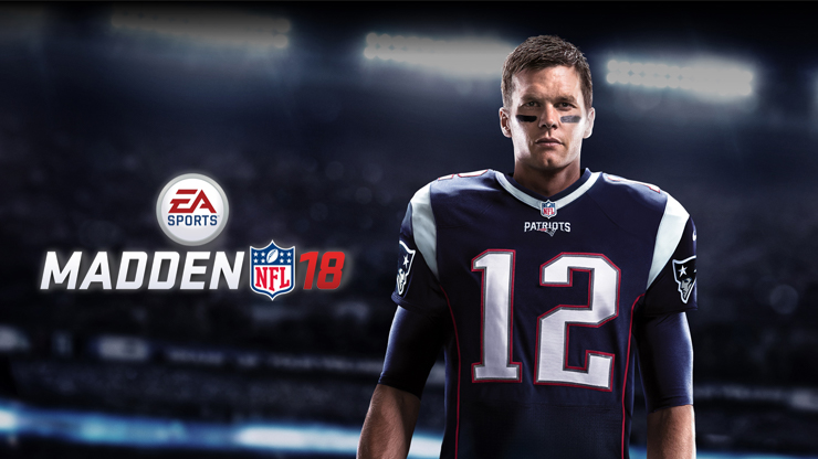 Madden NFL 18's cover athlete is Tom Brady