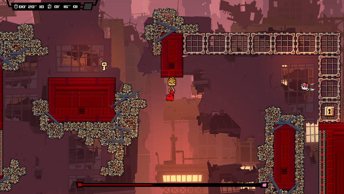 review super meat boy forever